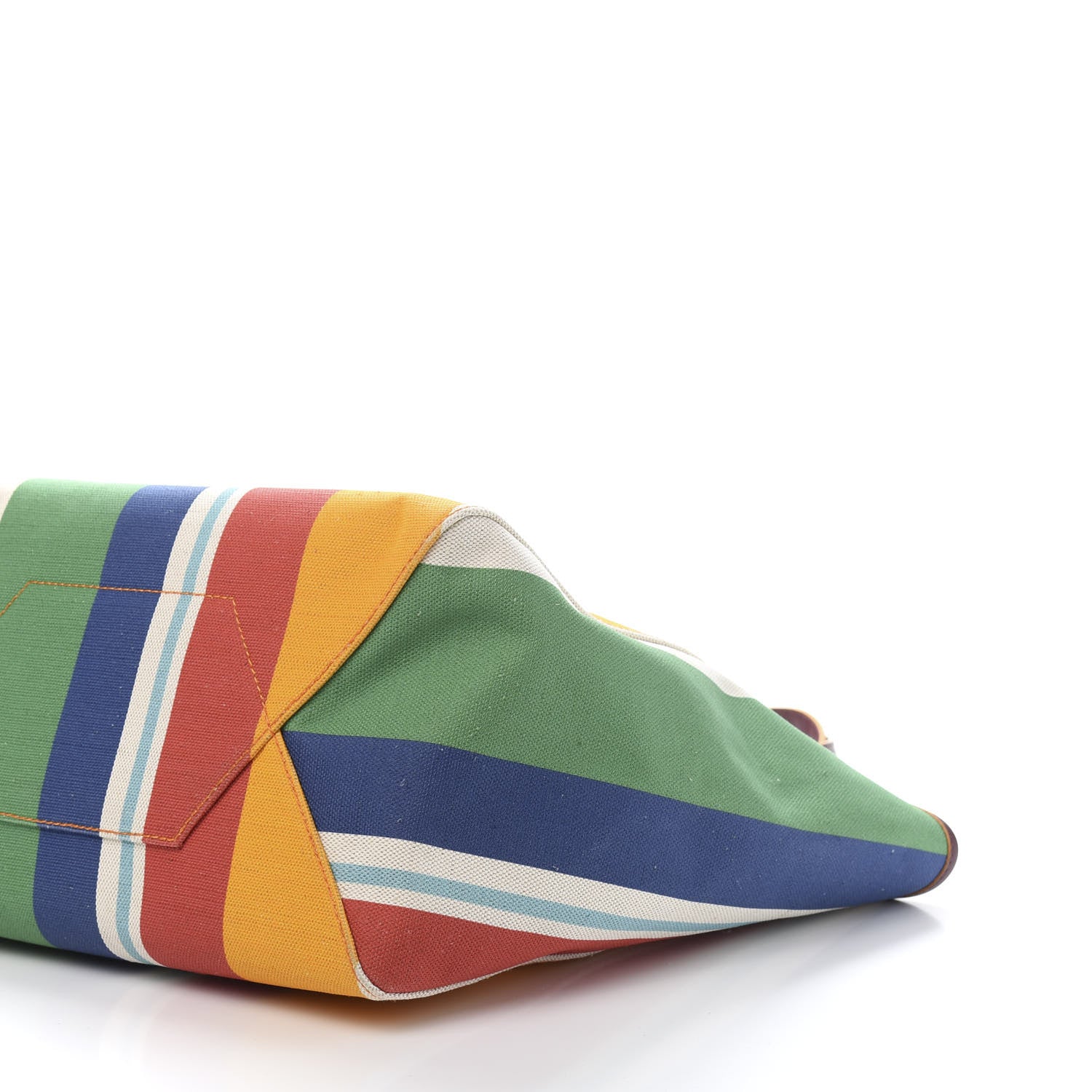 MCM Canvas Medium Shopper Tote Rainbow 9 of 10