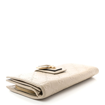 Gucci Guccissima Abbey Continental Wallet Beige 4 of 10