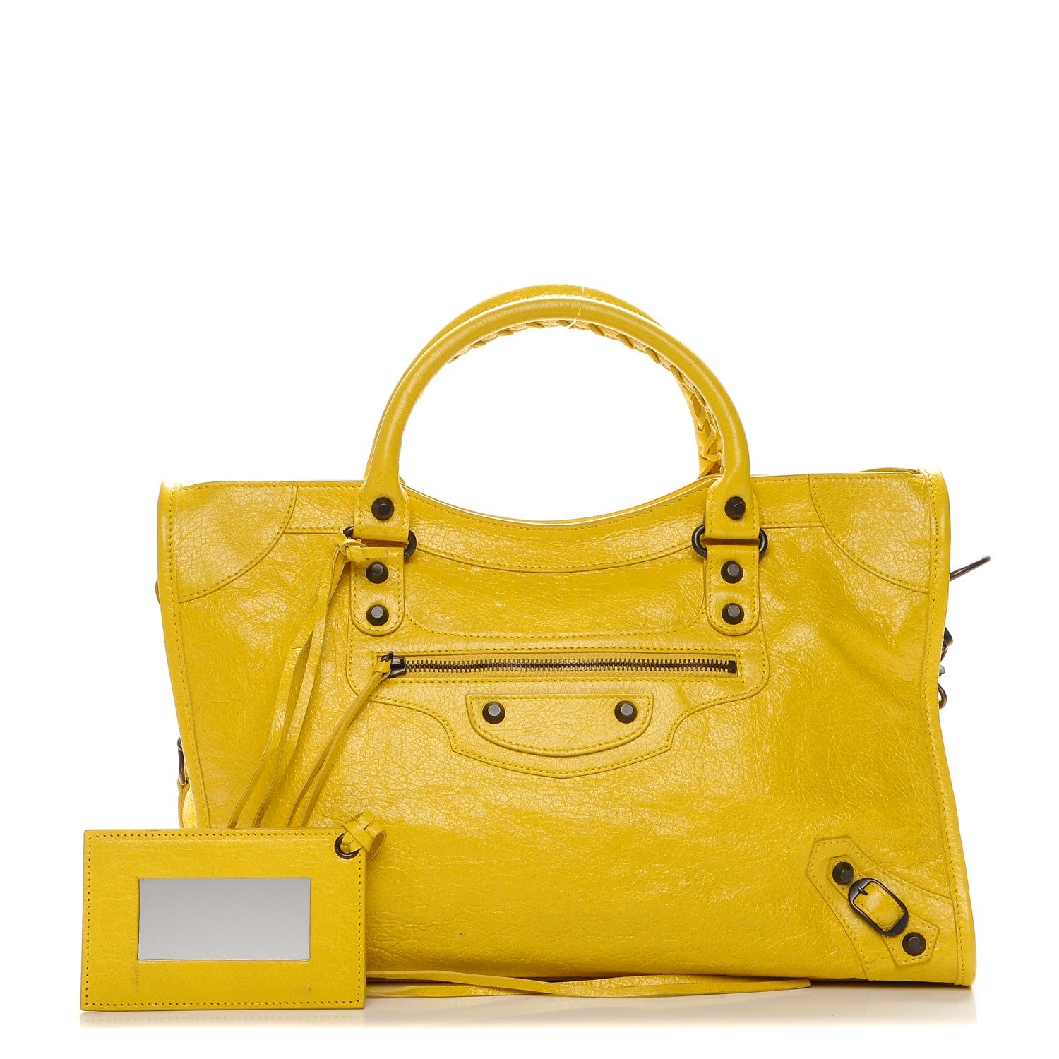 Balenciaga Agneau Classic Hardware City Curry 1 of 7