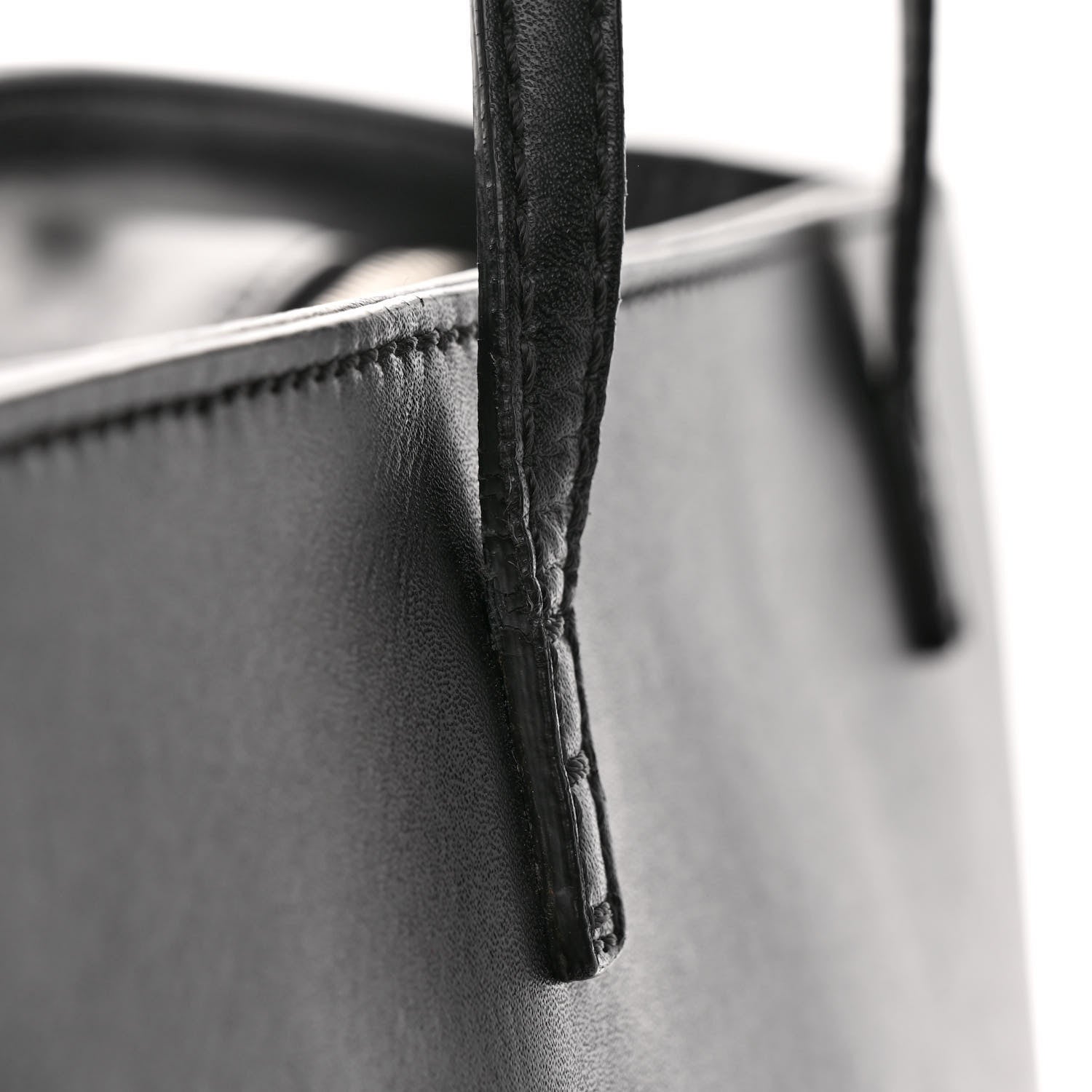 Fendi Vitello Liberty Lucido Metal Monster Eyes Medium Roll Tote Black 11 of 11