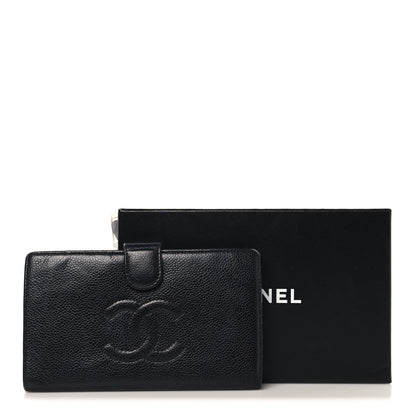 Chanel Caviar Timeless CC French Wallet Black 13 of 13
