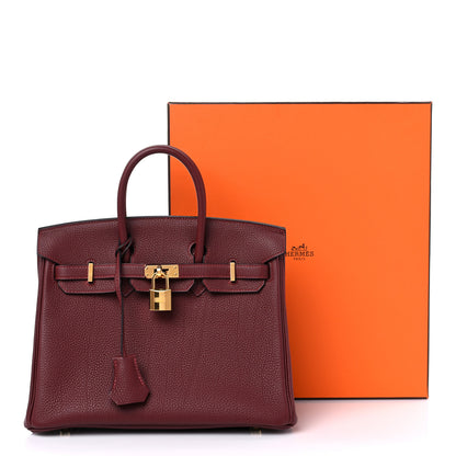 Hermes Togo Birkin 25 Rouge H 12 of 12
