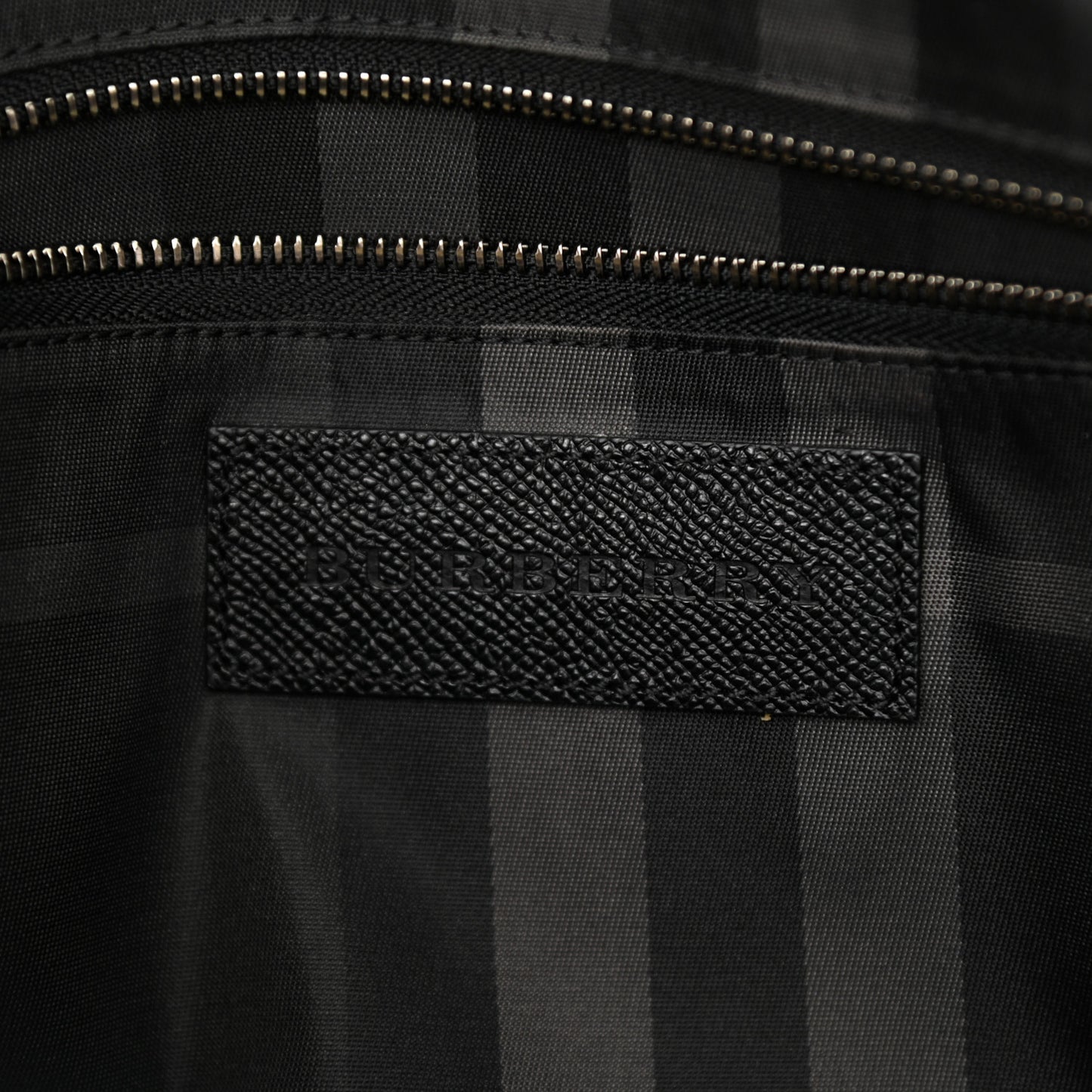 Textured Calfskin Briefcase Black