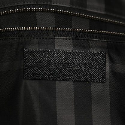Burberry Textured Calfskin Briefcase Black 5 of 11