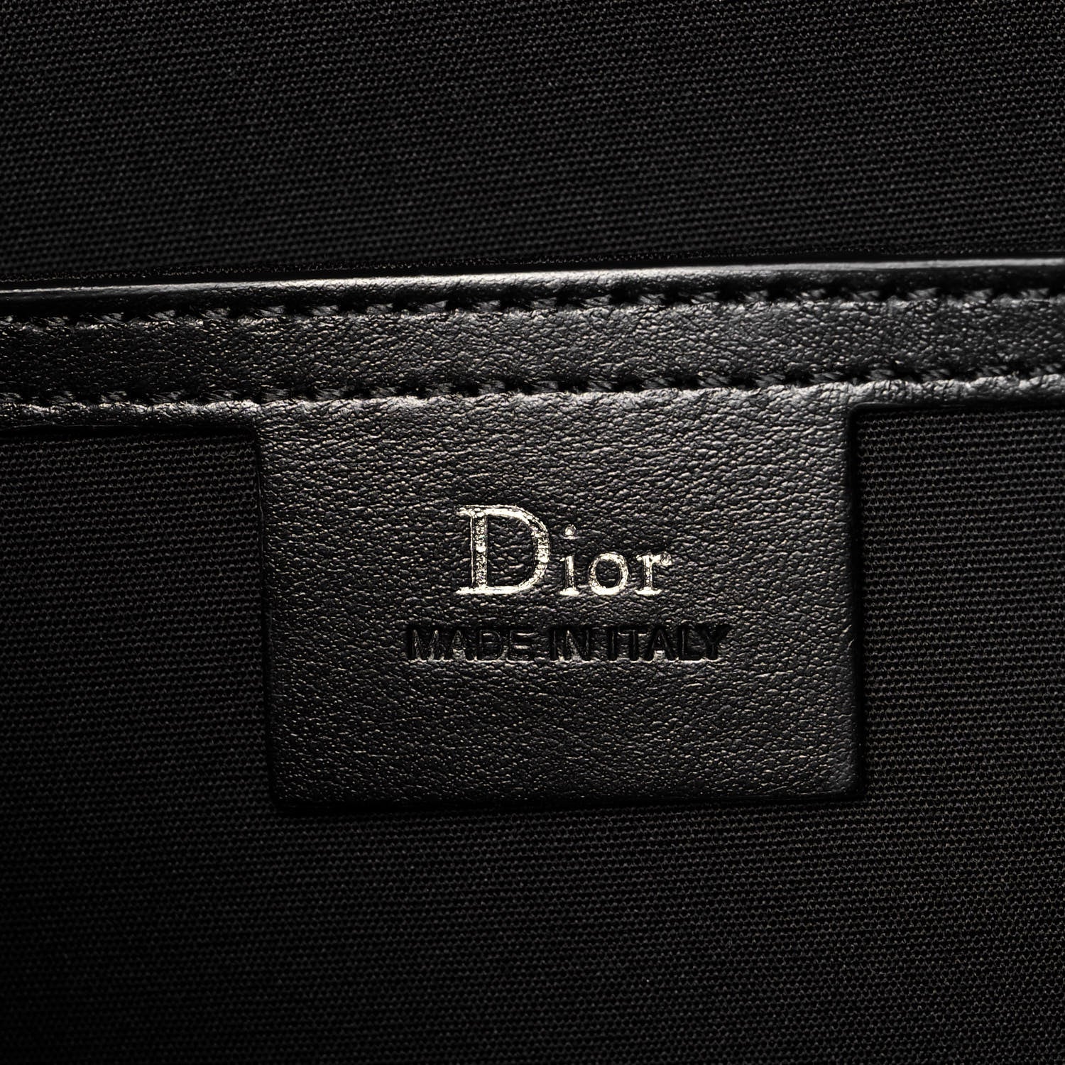 Christian Dior Calfskin Nylon Motion Backpack Black 6 of 15