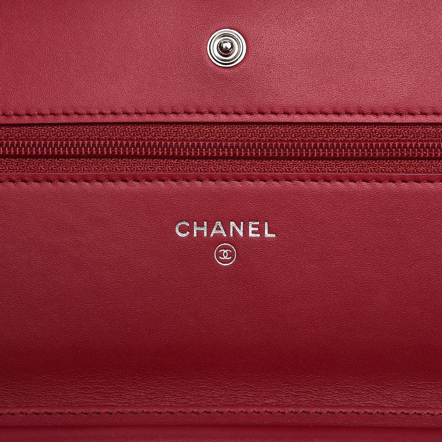 Chanel Patent Calfskin Quilted Boy Wallet On Chain WOC Pink 6 of 8