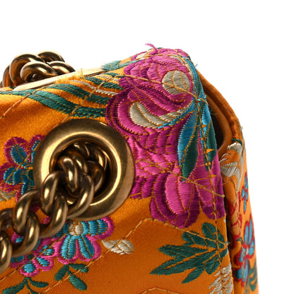 Gucci Jacquard Matelasse Floral Medium GG Marmont Shoulder Bag Yellow 18 of 18