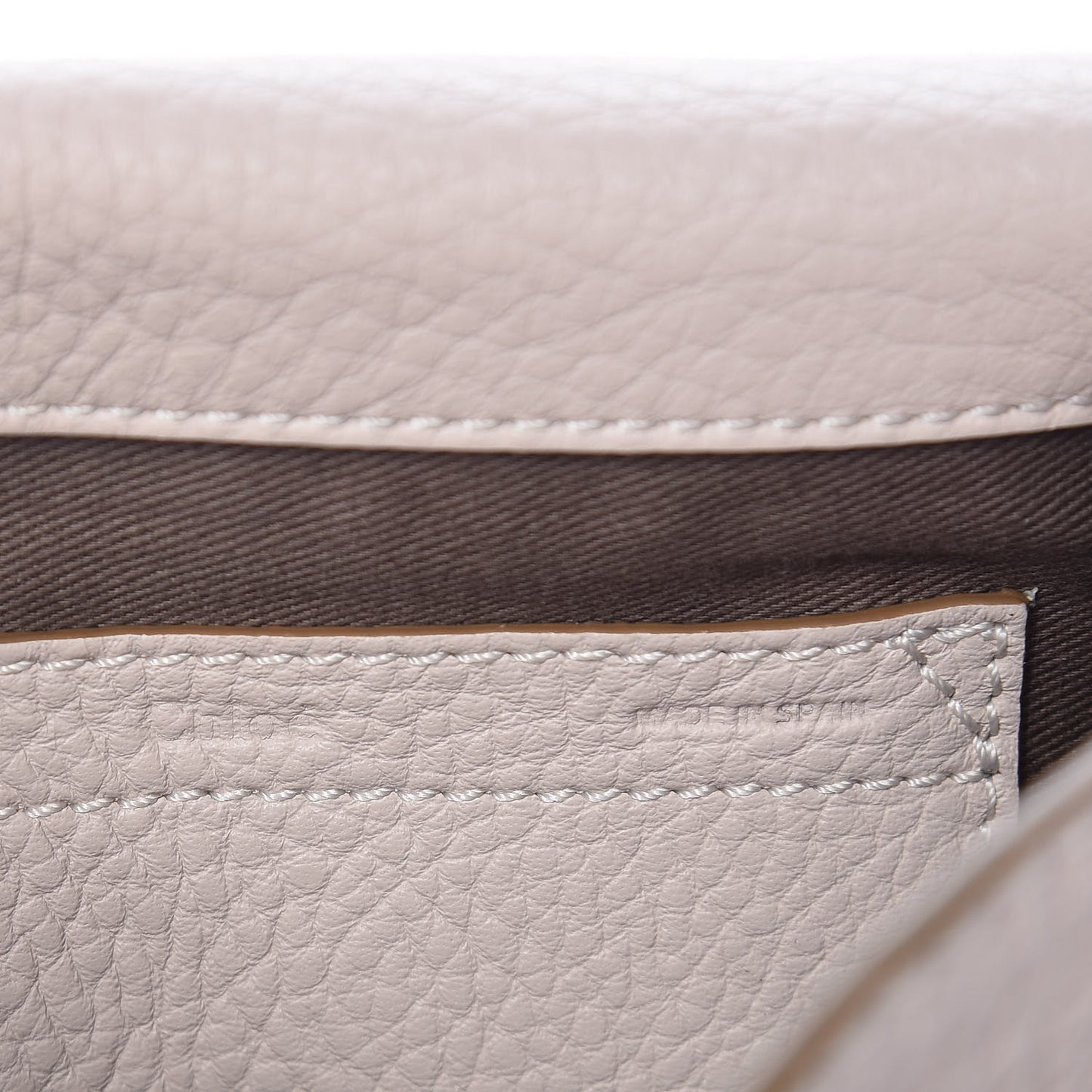 Calfskin Mini Marcie Round Crossbody Bag Abstract White