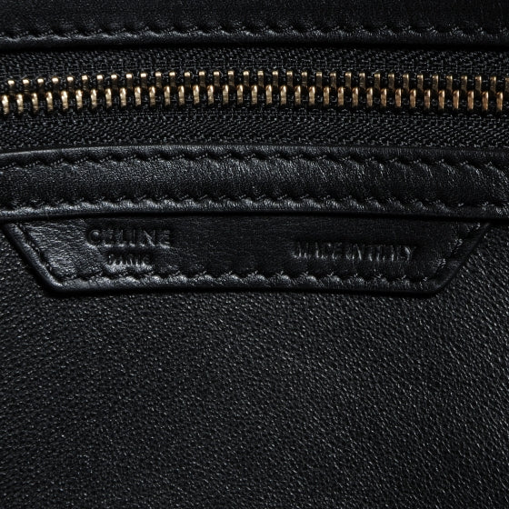 Smooth Calfskin Mini Luggage Black