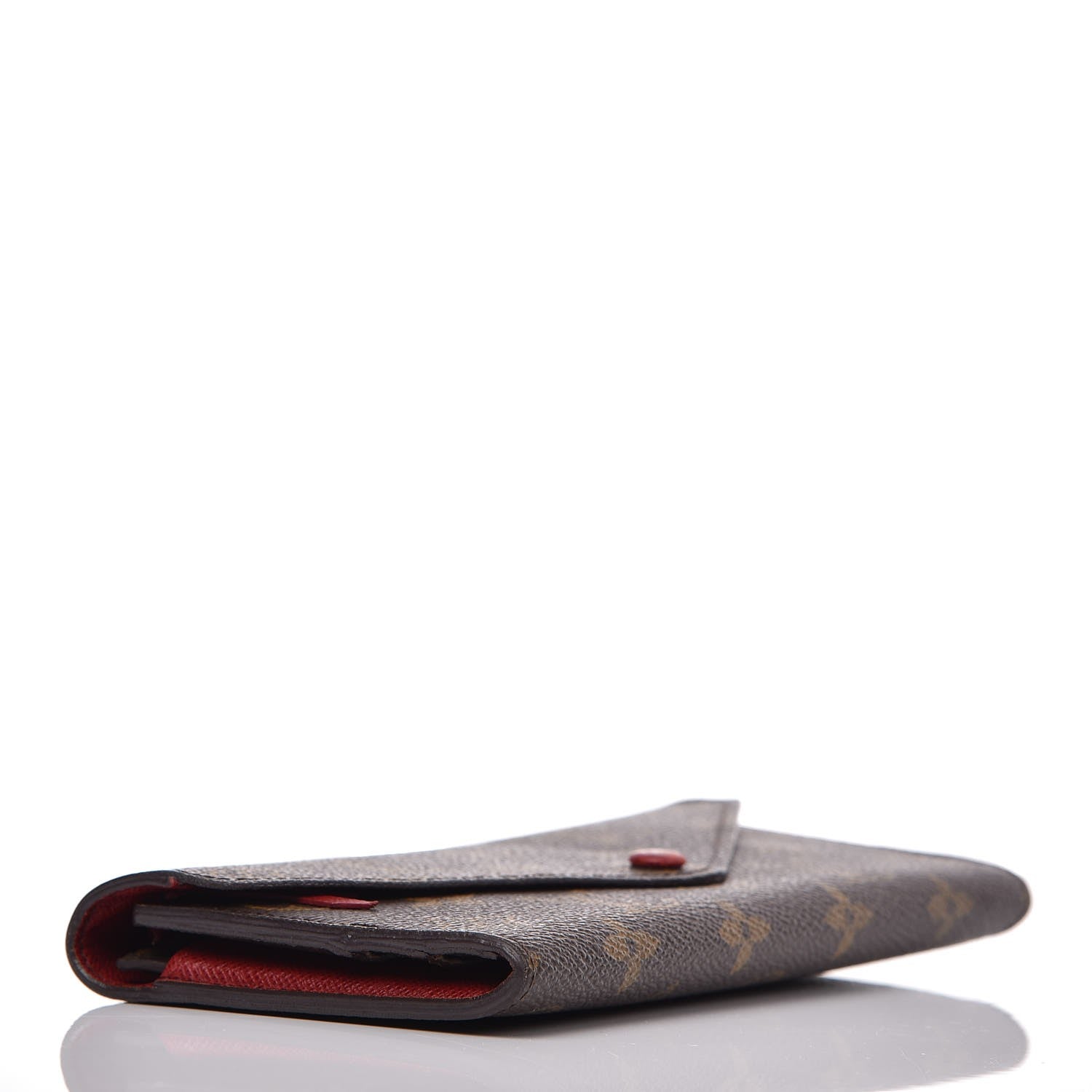 Louis Vuitton Monogram Josephine Wallet Red 4 of 13