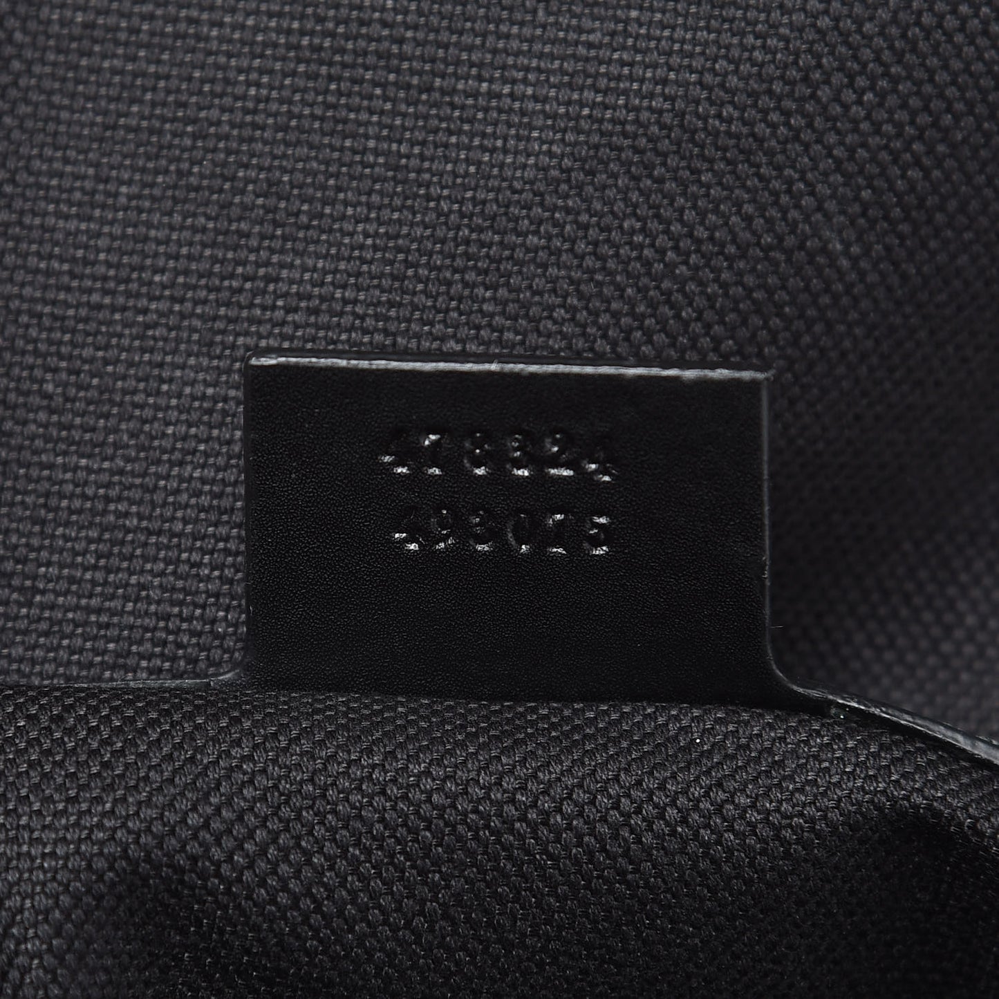 GG Supreme Monogram Web Tote Backpack Black Grey