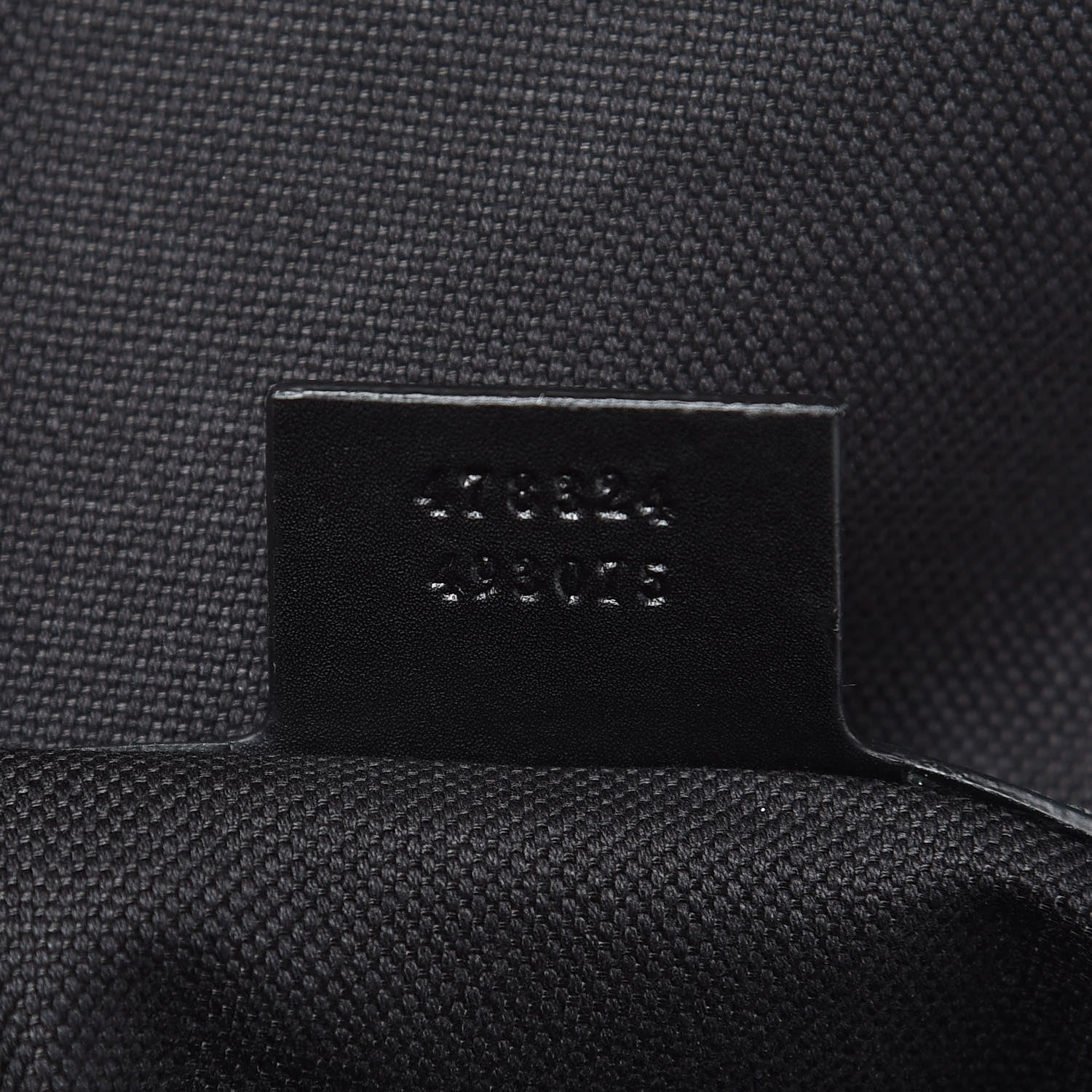 Gucci GG Supreme Monogram Web Tote Backpack Black Grey 7 of 10