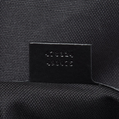 Gucci GG Supreme Monogram Web Tote Backpack Black Grey 7 of 10