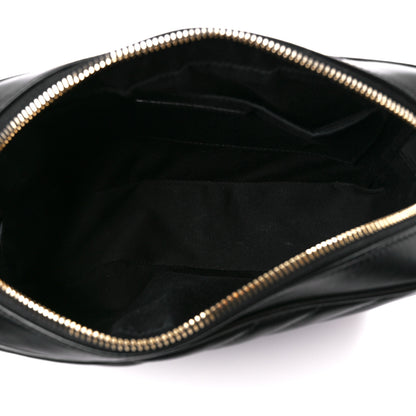 Saint Laurent Calfskin Matelasse Monogram Lou Camera Bag Black 5 of 10