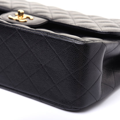 Chanel Caviar Quilted Jumbo Double Flap Black 7 of 14