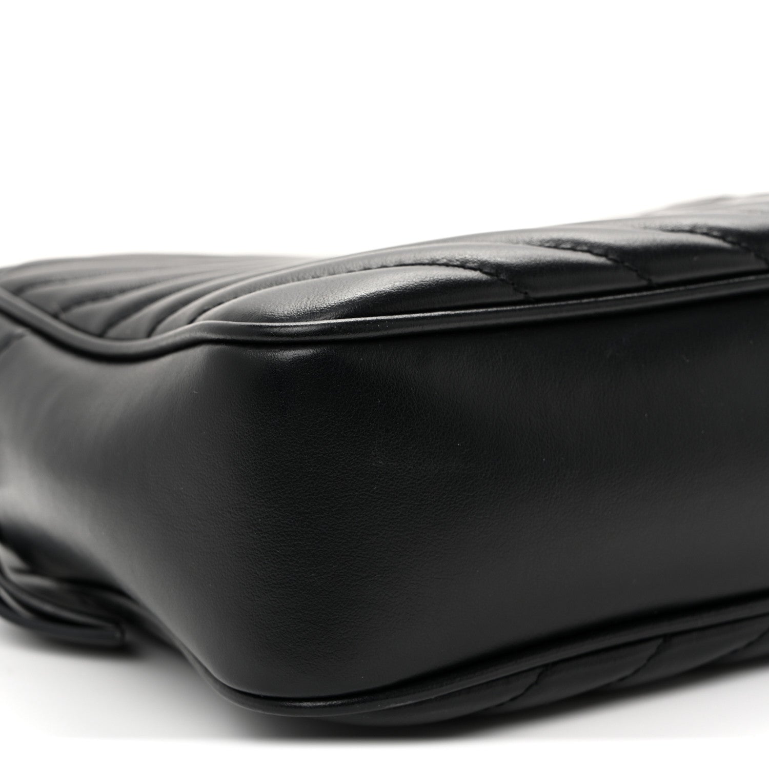 Saint Laurent Calfskin Matelasse Monogram Lou Camera Bag Black 9 of 10