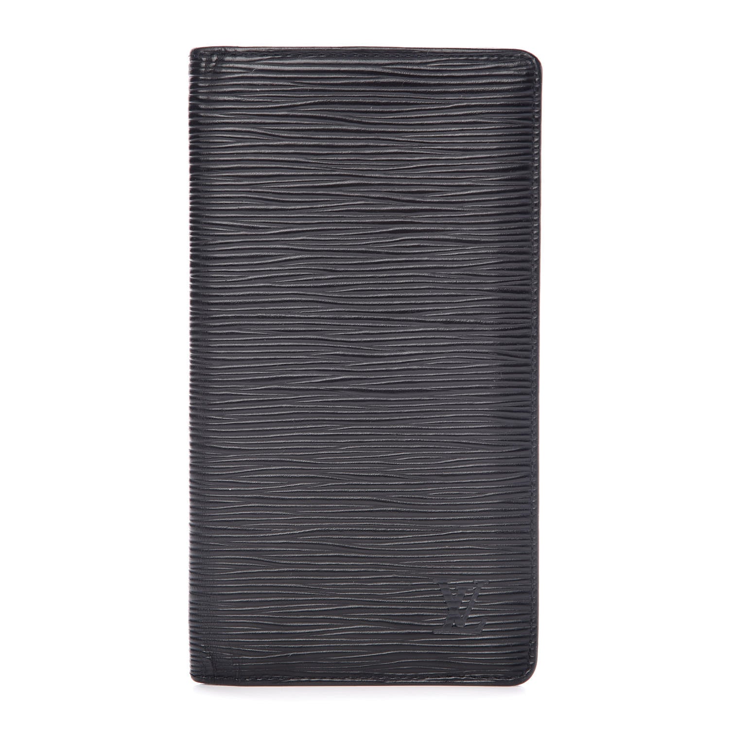 Louis Vuitton Epi Porte Valeurs Checkbook Wallet Black 1 of 14