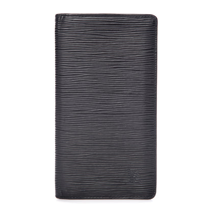 Louis Vuitton Epi Porte Valeurs Checkbook Wallet Black 1 of 14
