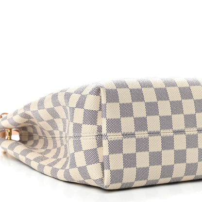Louis Vuitton Damier Azur Graceful PM Rose Ballerine 6 of 10