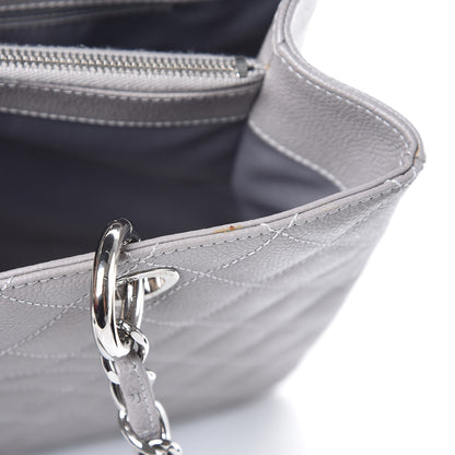 Chanel Caviar Quilted Grand Shopping Tote GST Gris Clair 14 of 15