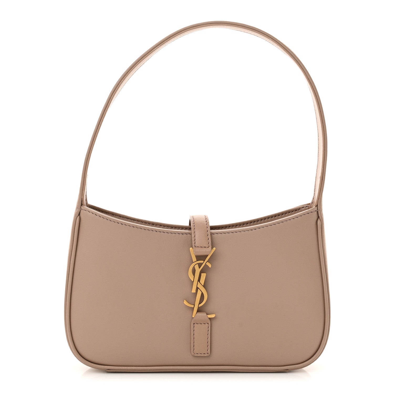 Saint Laurent Smooth Calfskin Le 5 A 7 Mini Hobo Rosy Sand 1 of 13