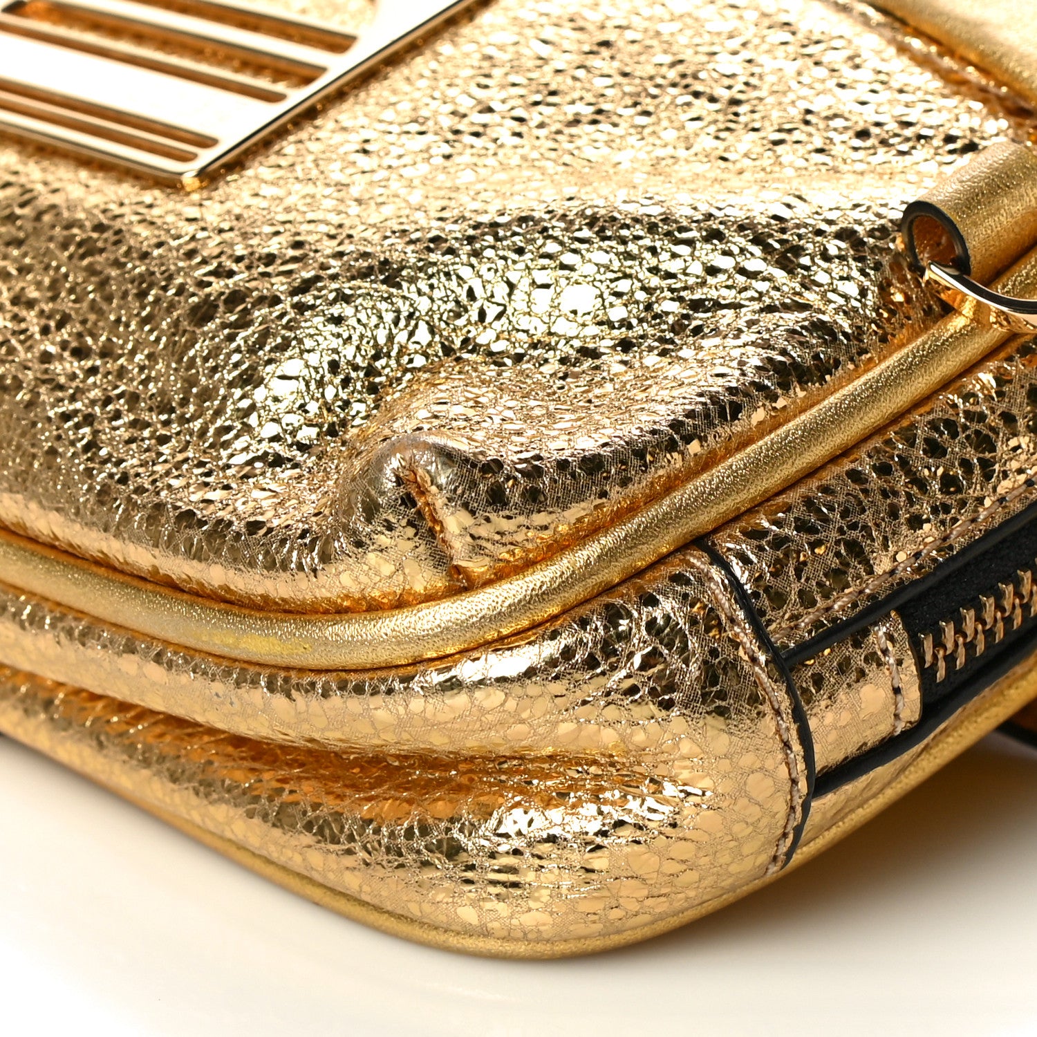 Marc Jacobs Metallic Calfskin Belt Bag Gold 8 of 13