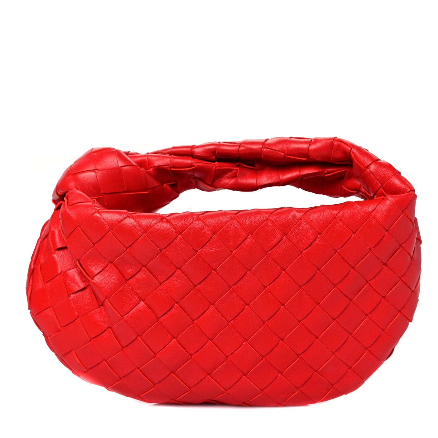 Nappa Intrecciato Mini Jodie Red