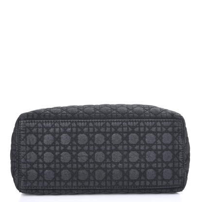Christian Dior Nylon Cannage Medium Lady Dior Black 5 of 12