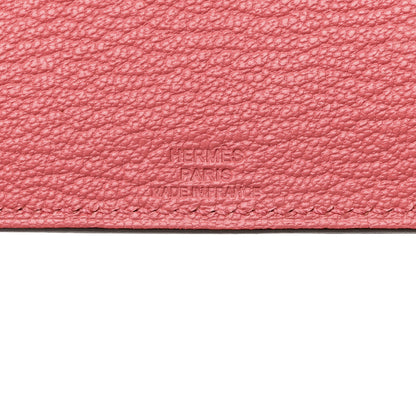 Hermes Chevre Mysore Tarmac PM Passport Holder Rose Ete 7 of 7