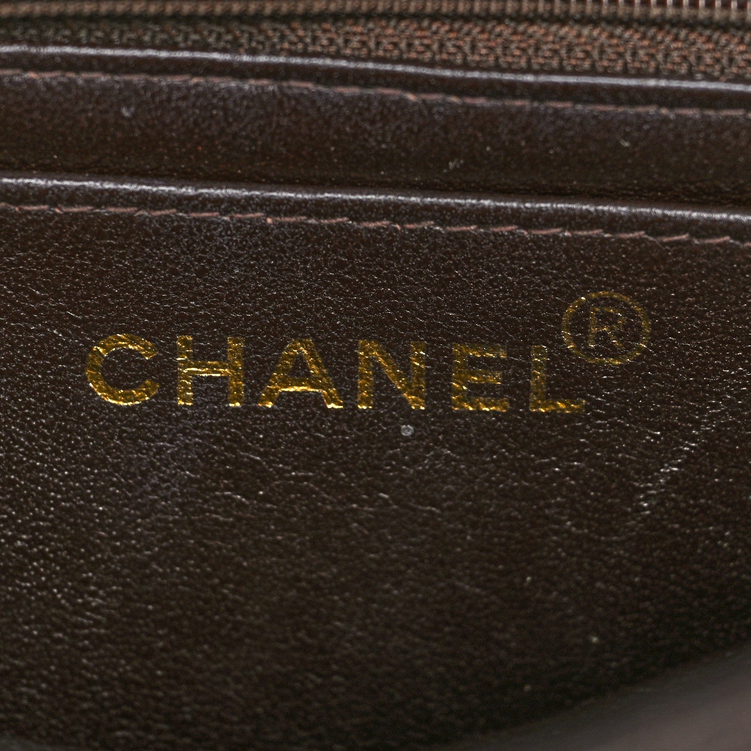 Chanel Lambskin Quilted Mini Square Flap Bag Dark Brown 6 of 13