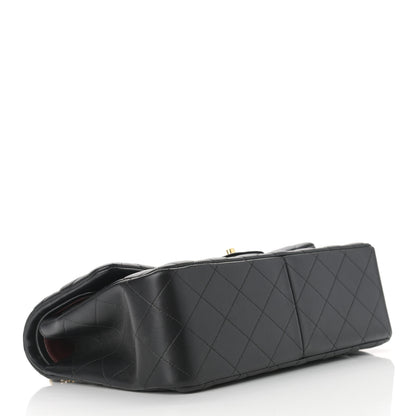 Chanel Lambskin Quilted Jumbo Double Flap Black 4 of 14