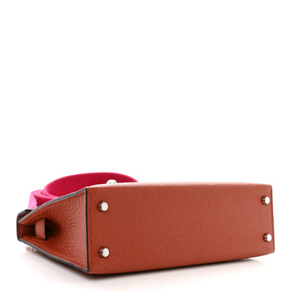 Hermes Chevre Mysore Mini Kelly Sellier 20 Cuivre Rose Mexico 4 of 11