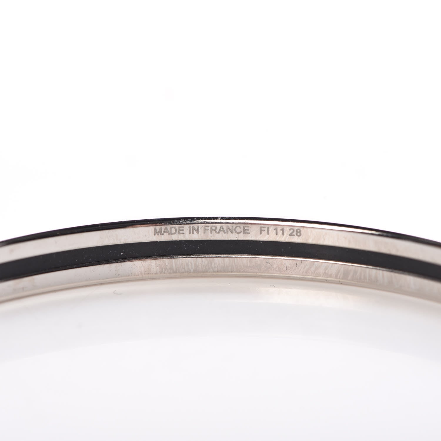 Hermes Enamel Printed Extra Narrow Bracelet 62 5 of 6
