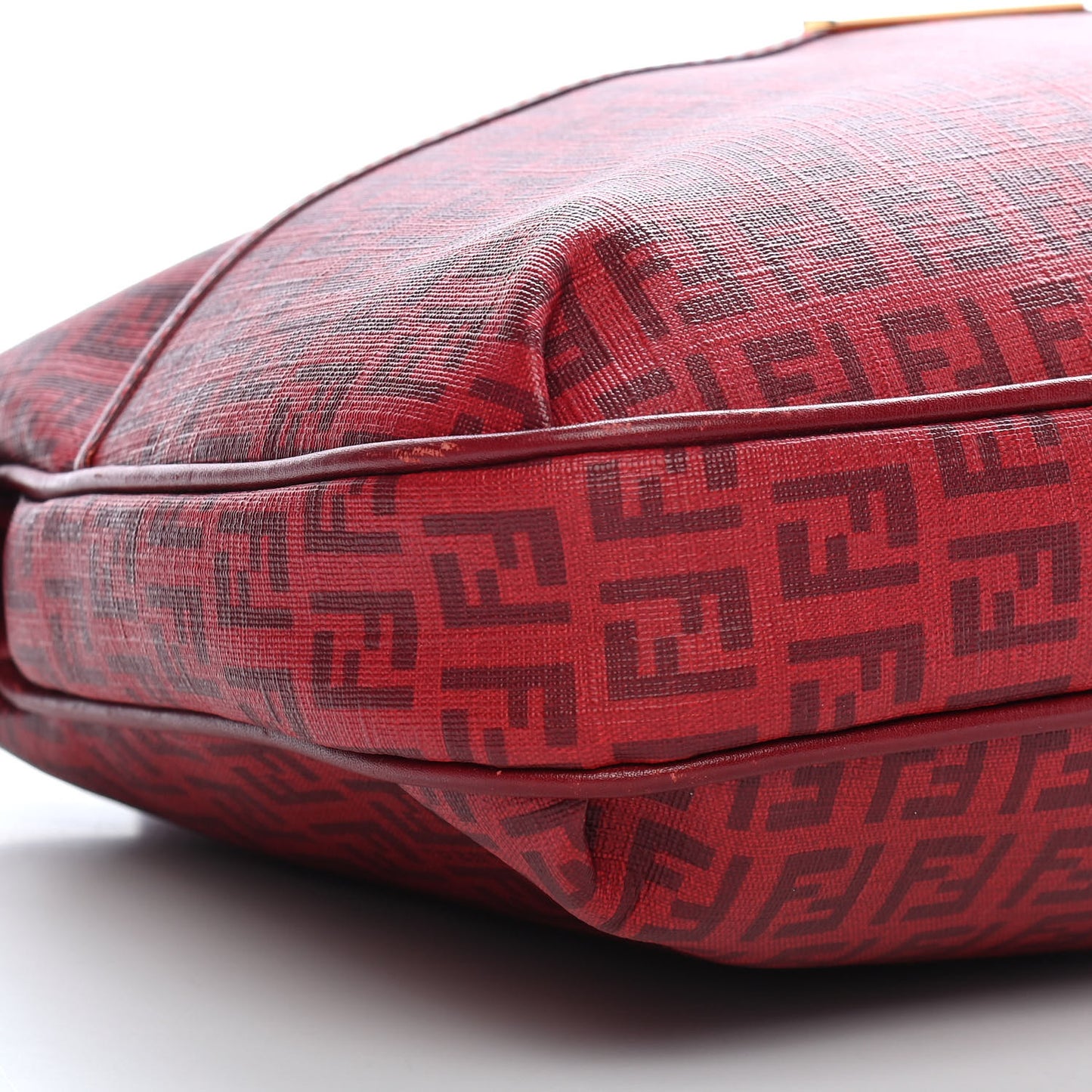 Zucchino Spalmati Vitello Messenger Bag Bordeaux Rubino
