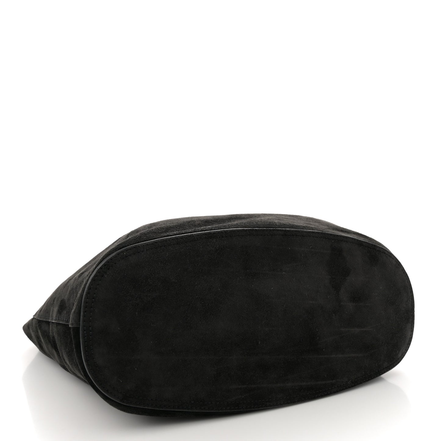 Suede Bindle Bag Black