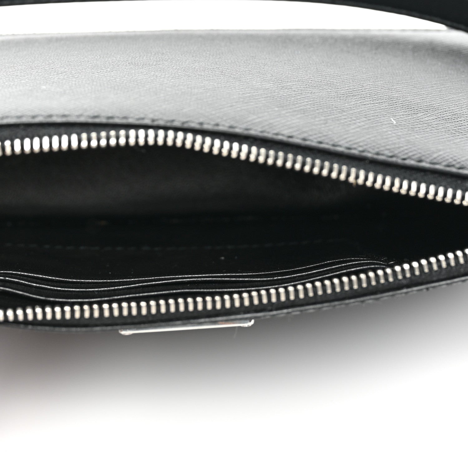 Prada Saffiano Mini Shoulder Bag Black 3 of 7
