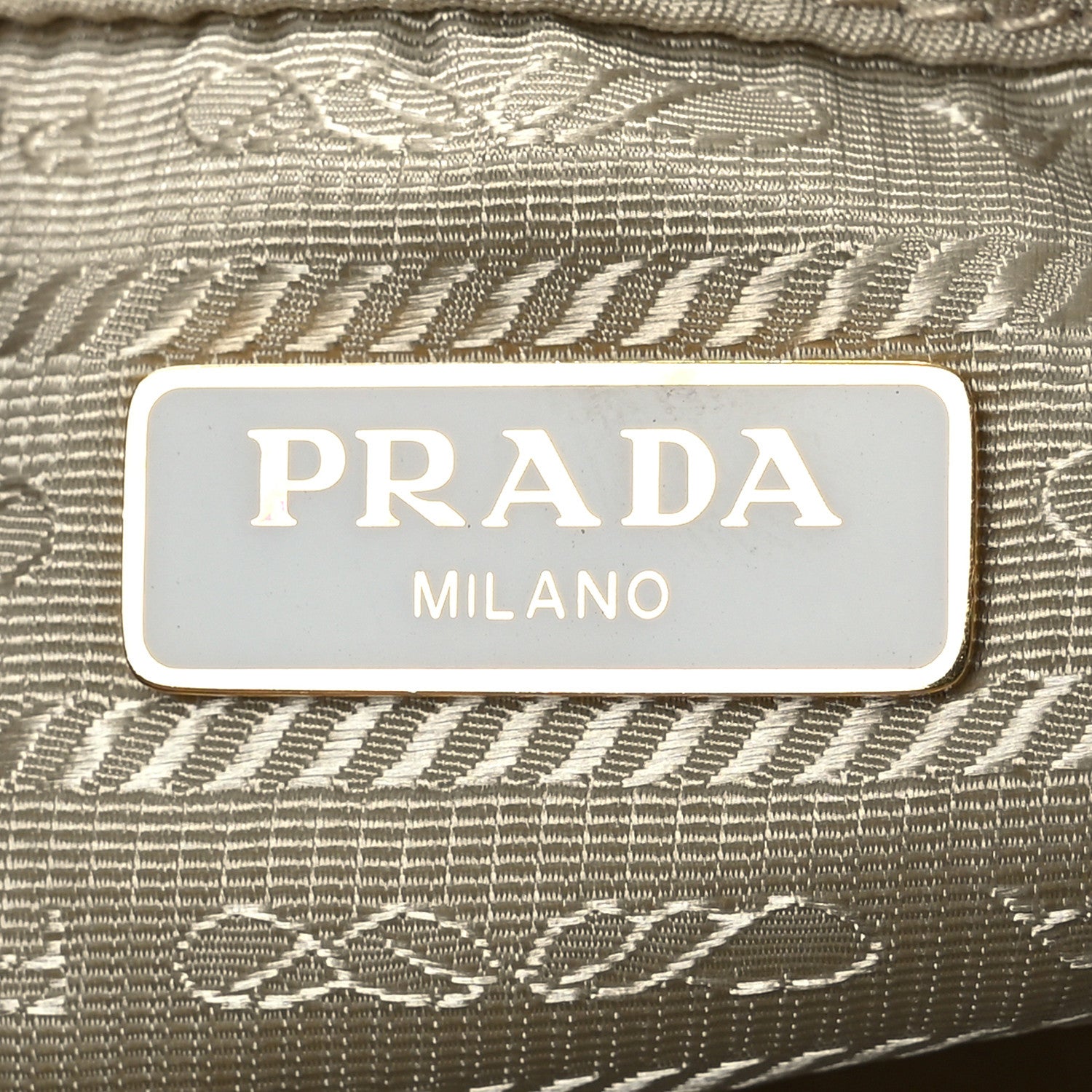 Prada Re-Nylon Saffiano Duet Bucket Crossbody Bag Deserto 7 of 15