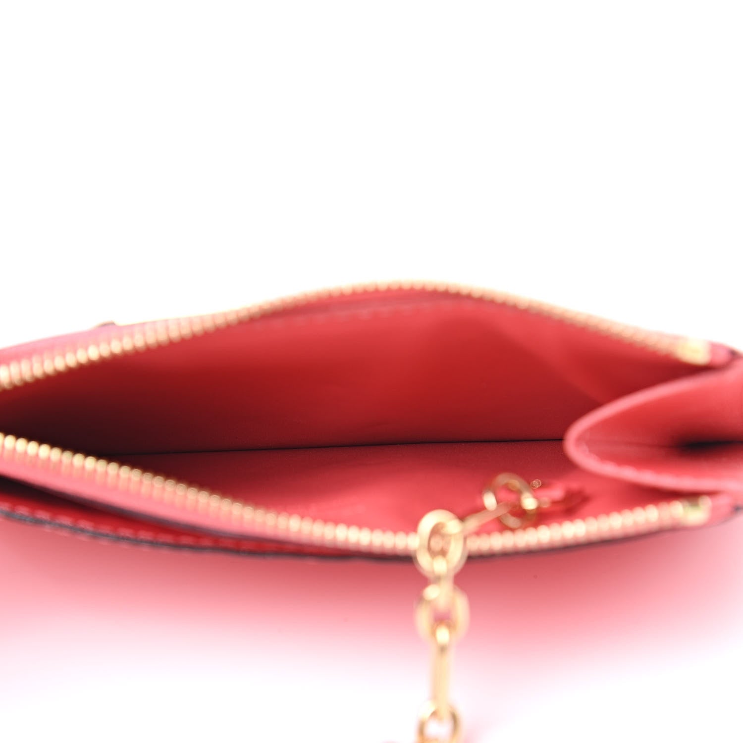 Louis Vuitton Vernis Key Pouch Rose Litchi 5 of 8