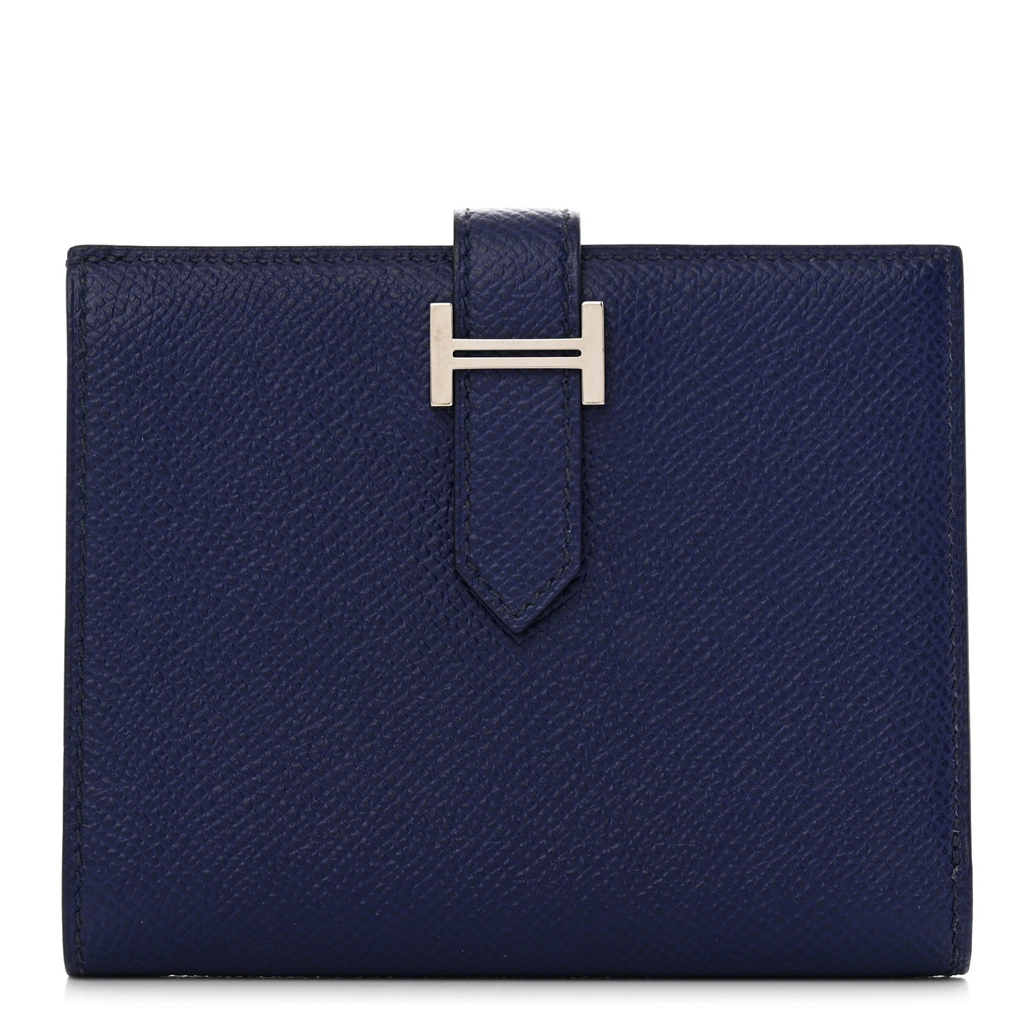 Hermes Epsom Verso Bearn Compact Wallet Bleu Encre Zellige 1 of 7