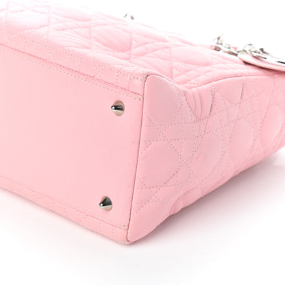 Christian Dior Lambskin Cannage Medium Lady Dior Light Pink 9 of 9