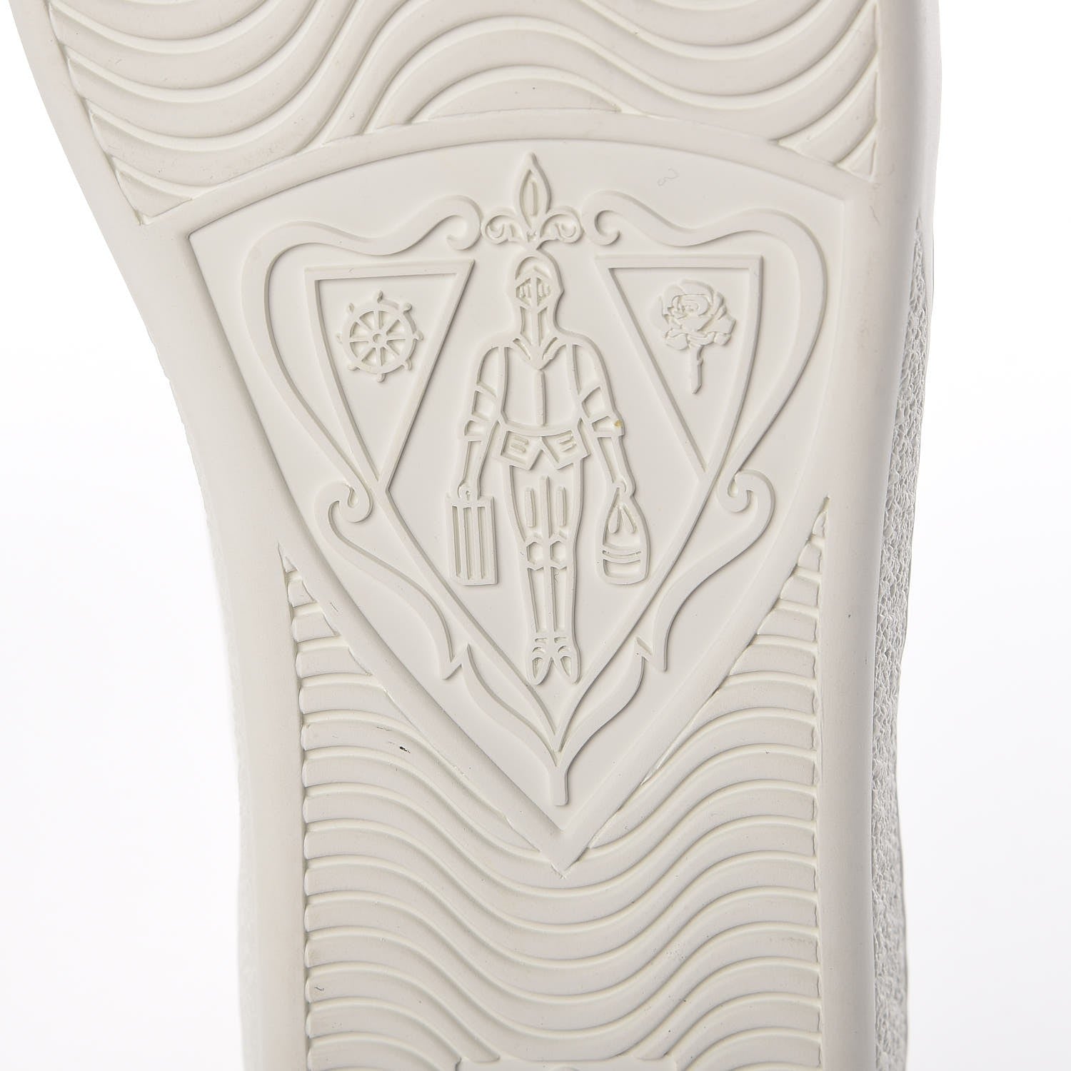 Gucci Calfskin Ayers Bee Embroidered Womens Ace Sneakers 36 White Green 6 of 11