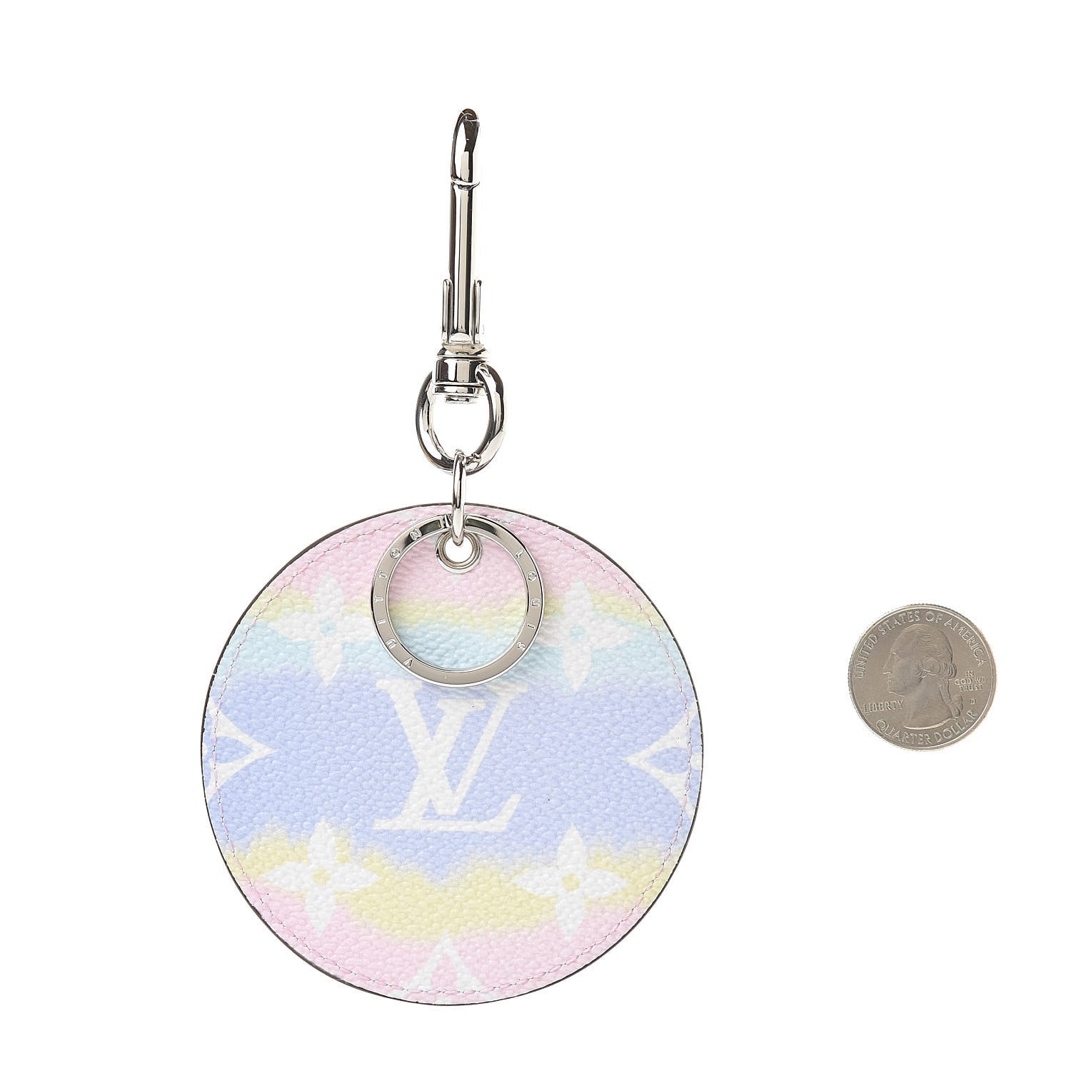 Louis Vuitton Monogram Escale Bag Charm Key Holder Pastel 2 of 4