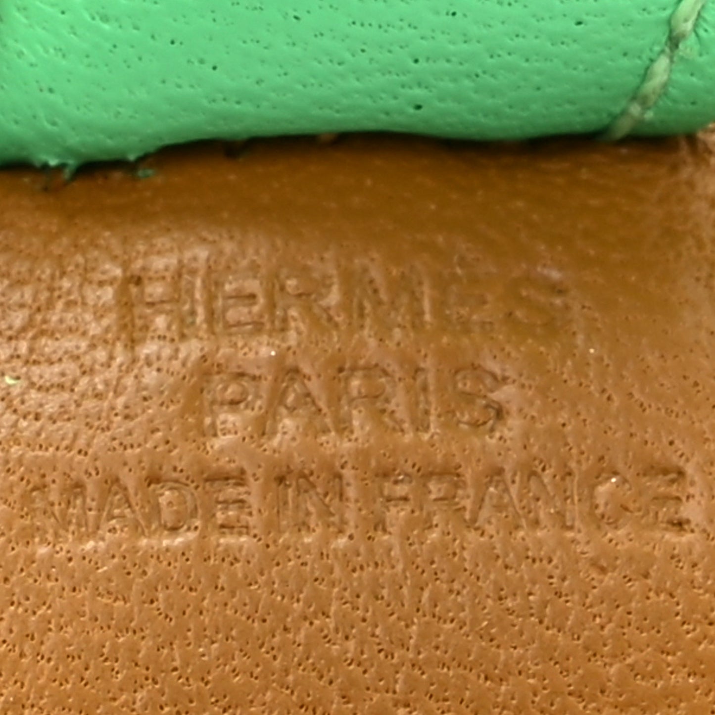 Milo Lambskin Grigri Rodeo Horse Bag Charm PM Kraft Vert Fizz Vert Comics