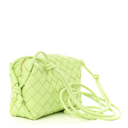 Bottega Veneta Nappa Intrecciato Mini Loop Camera Bag Fennel 3 of 9