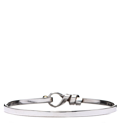 Tiffany Sterling Silver 18K Yellow Gold Buckle Bracelet 2 of 4