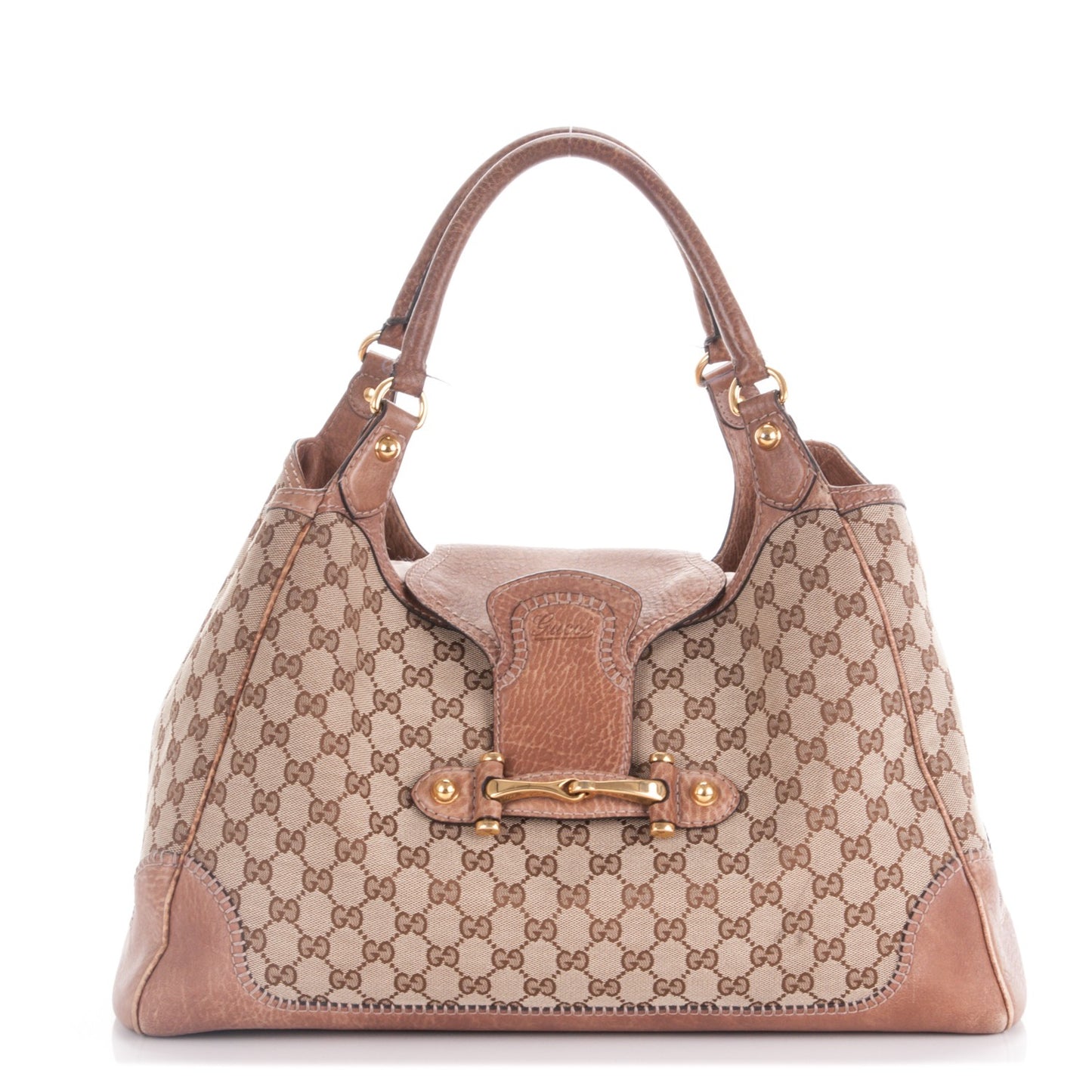 Monogram Large New Pelham Shoulder Bag Brown