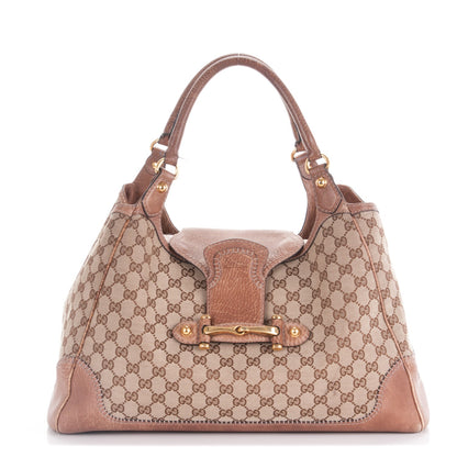 Gucci Monogram Large New Pelham Shoulder Bag Brown 1 of 9