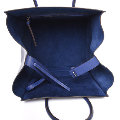 Celine Supple Calfskin Medium Phantom Luggage Indigo 5 of 8