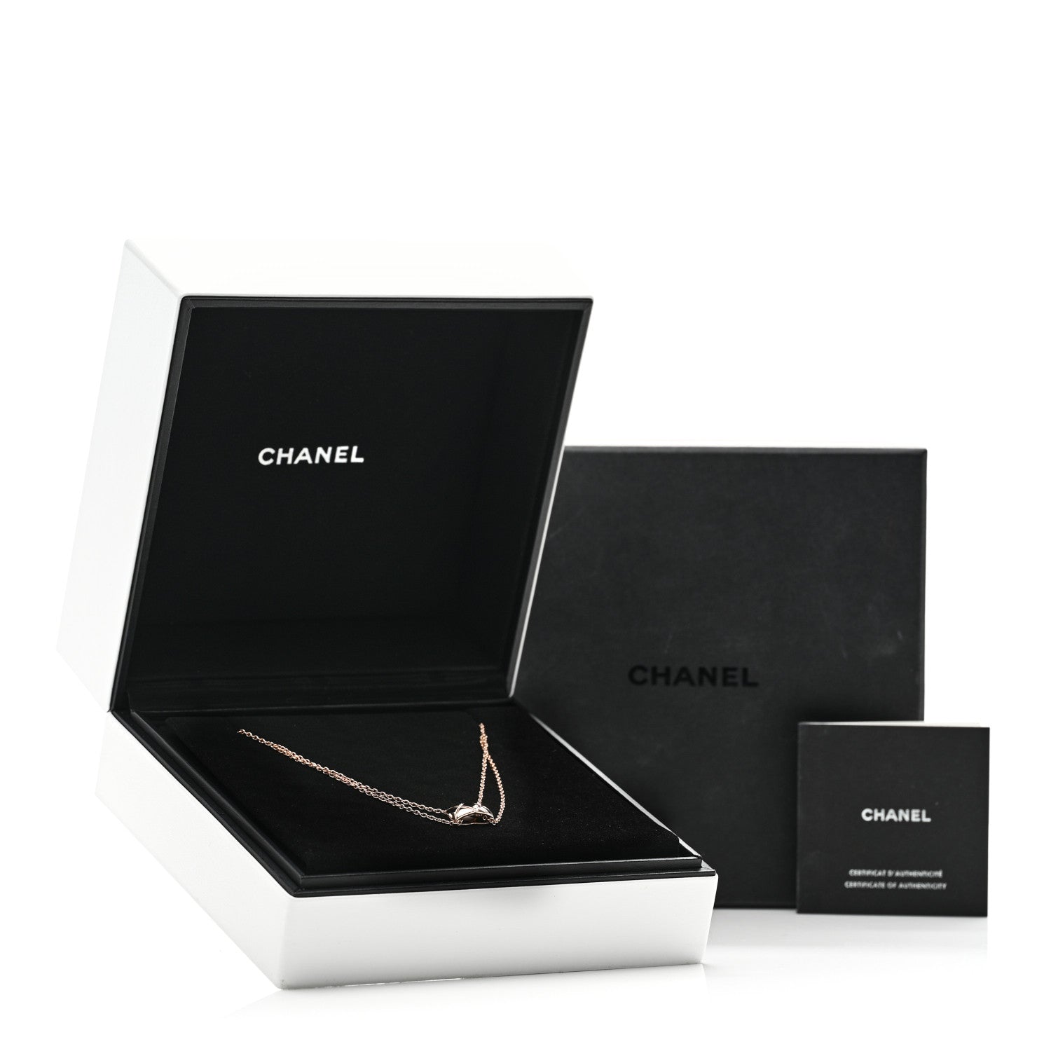Chanel 18K Beige Gold Coco Crush Pendant Necklace 4 of 4
