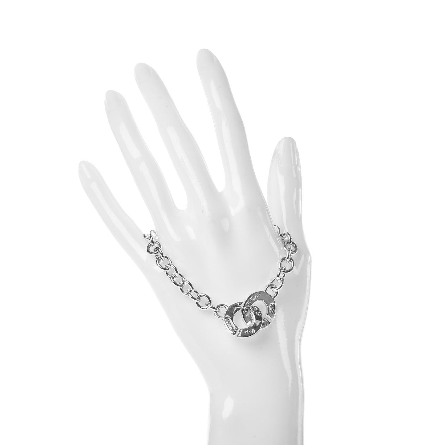 Sterling Silver 1837 Circle Clasp Bracelet